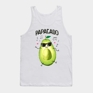 Papacado - Avocado - Dad - Partnerlook Tank Top